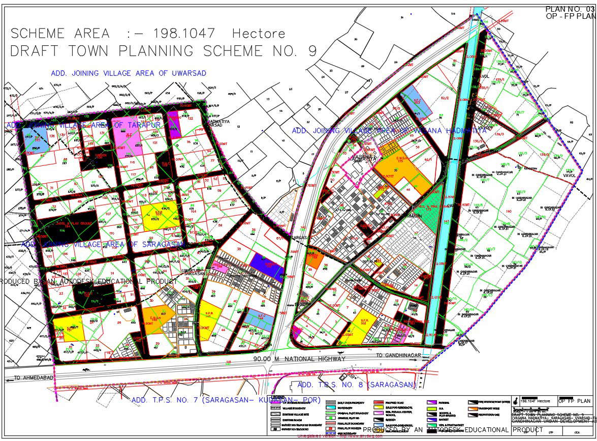 town-plan-for-residence-scheme-cadbull