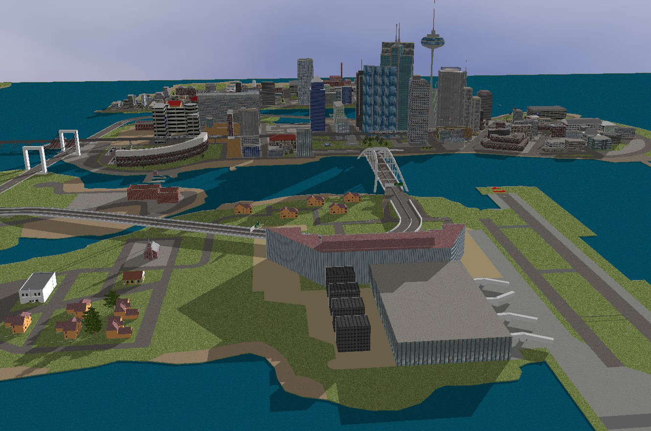 GTA Vice City Map 3D model