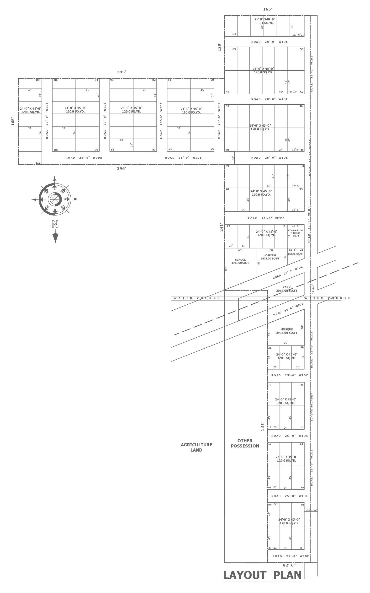 Town planning with all amenities like school hospital mosque and ...