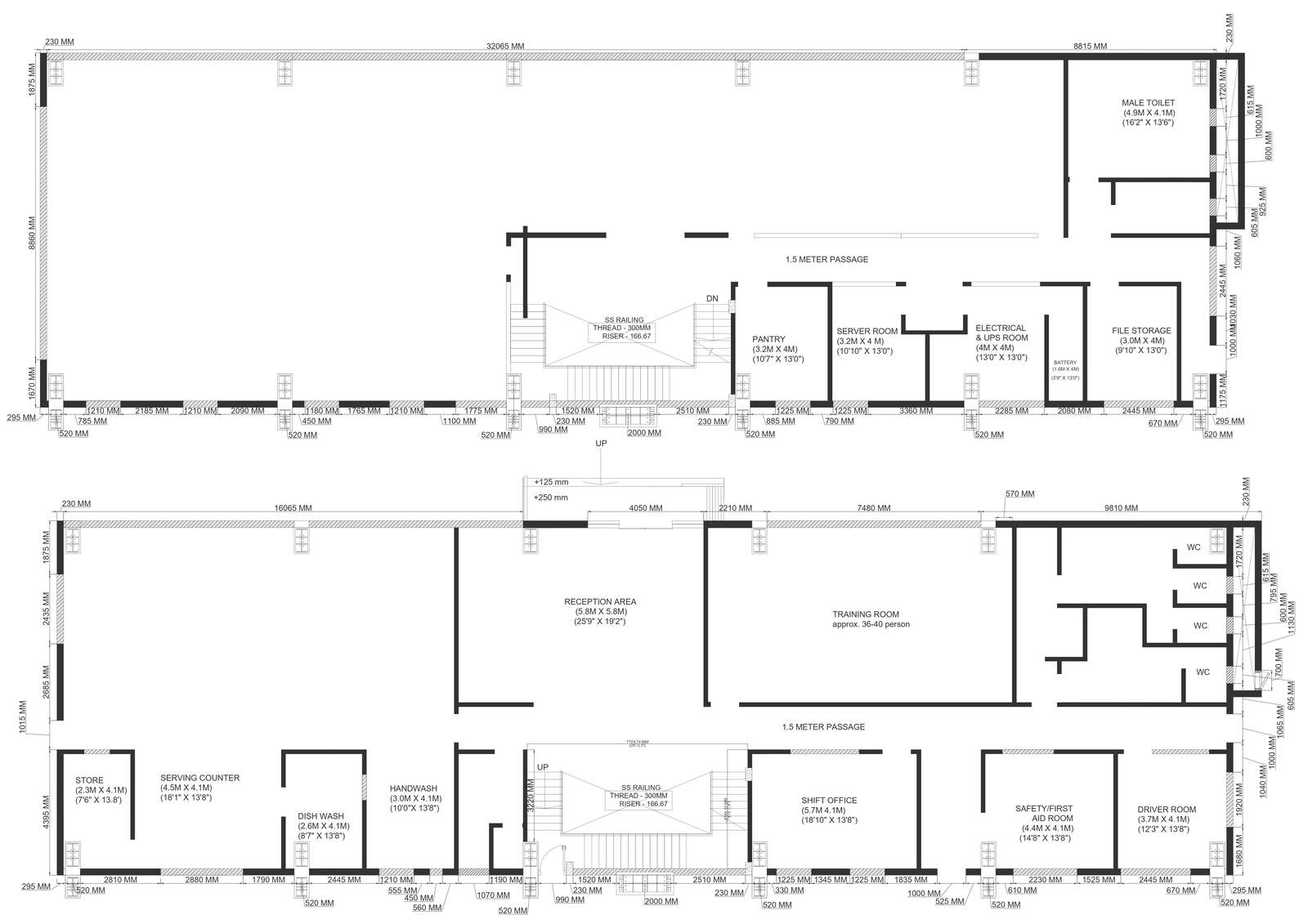 Training center plan with detail DWG AutoCAD file - Cadbull