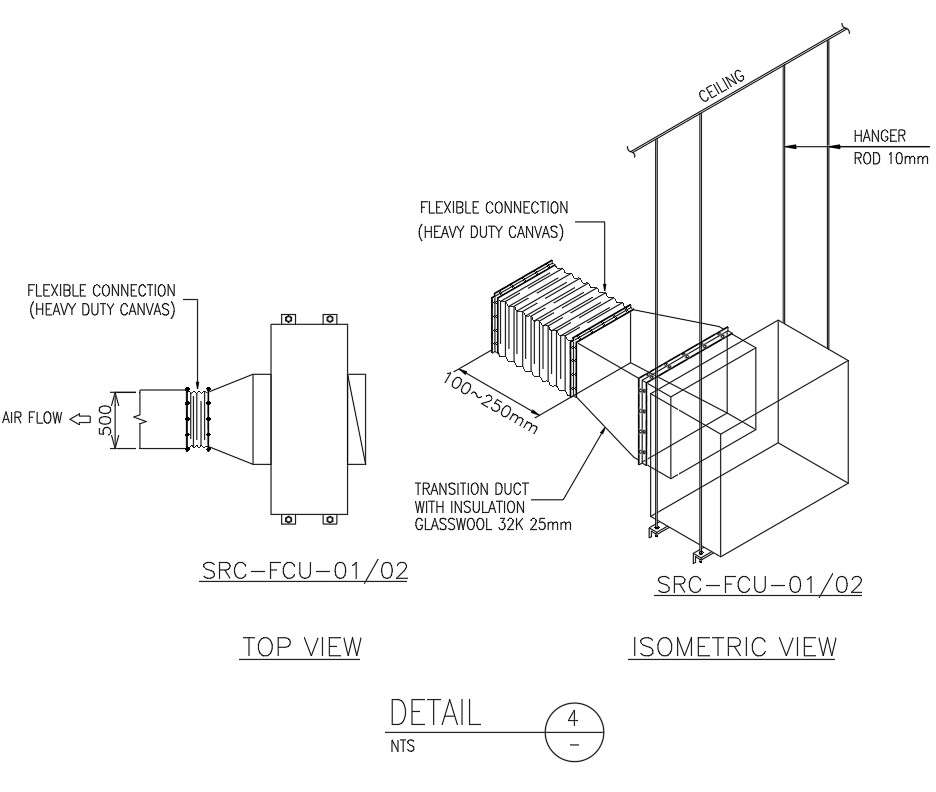 Transition Duct With Insulation Glasswool Details In AutoCAD Dwg File Cadbull