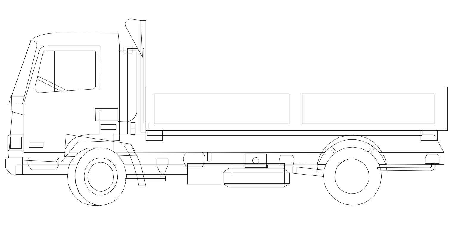 Чертеж фуры автокад