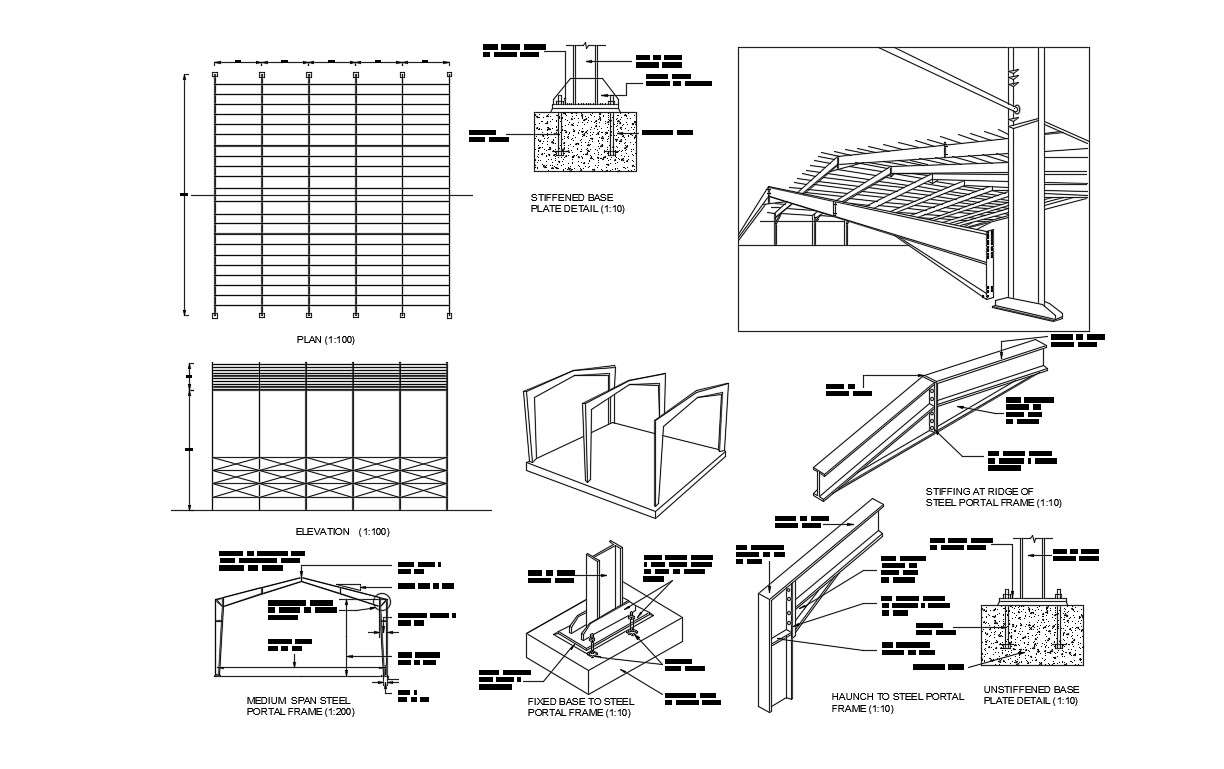 Truss Design CAD File Free Download - Cadbull