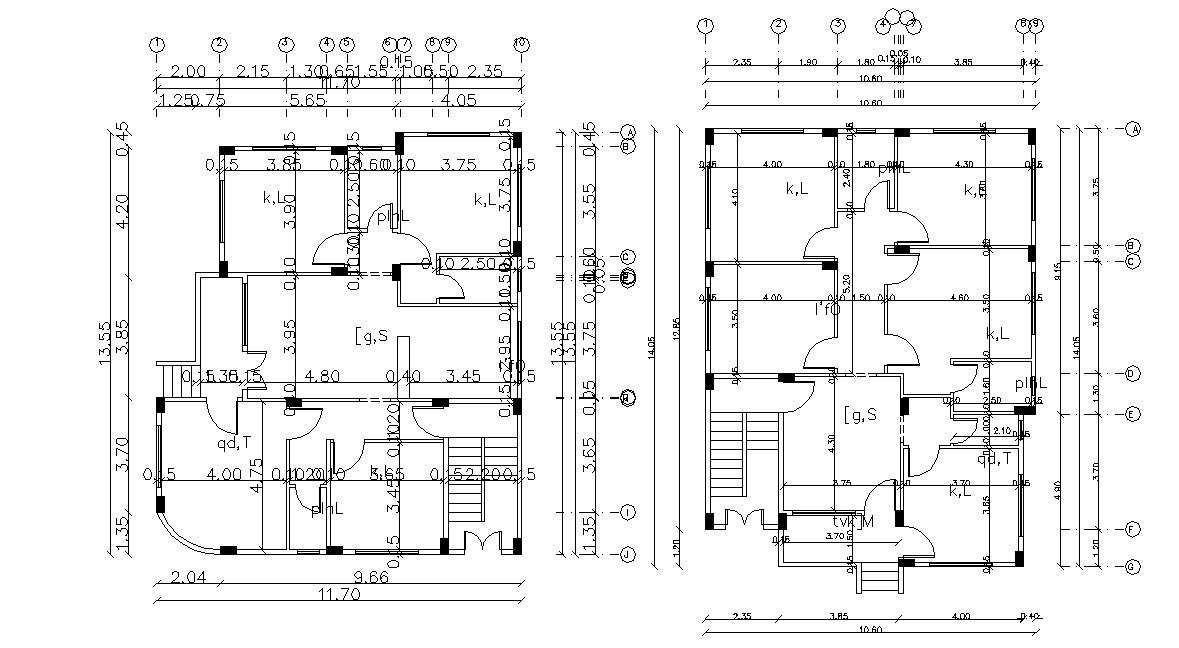 two-different-architecture-house-plan-working-drawing-cadbull