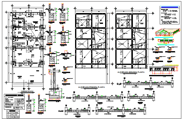 Two story residential house construction details dwg file - Cadbull