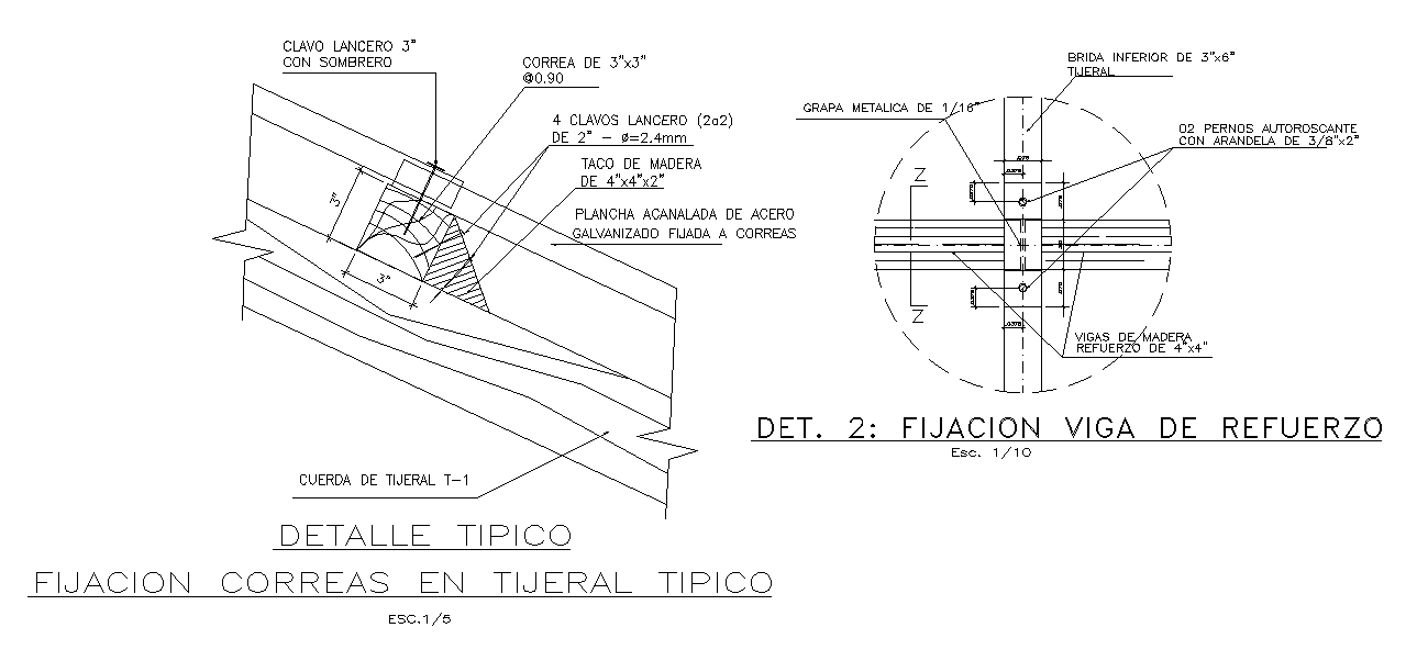 Typical fastening straps on typical truss cad drawing is given in this ...