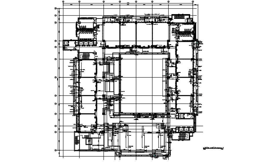 Typical Plan And Section Details Of The Corporate Building Are Given In