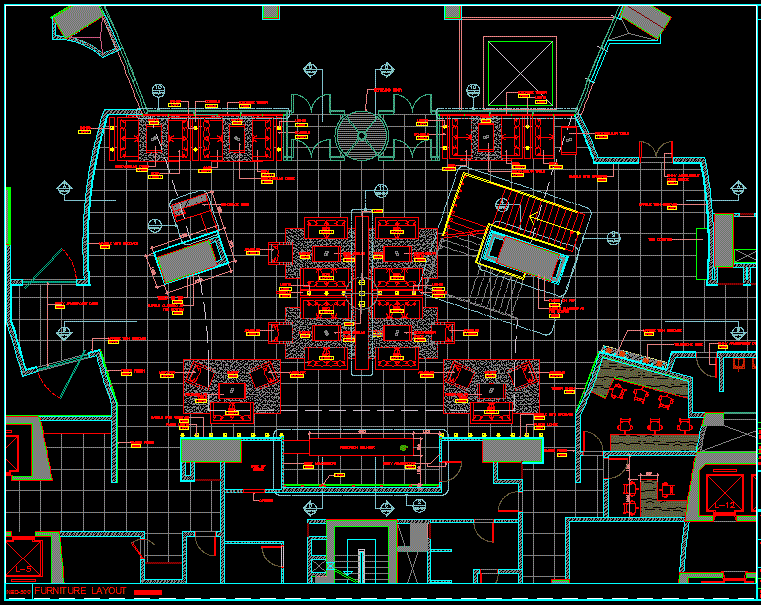 Corporate Office Interior DWG CAD Drawing File Download Now Cadbull