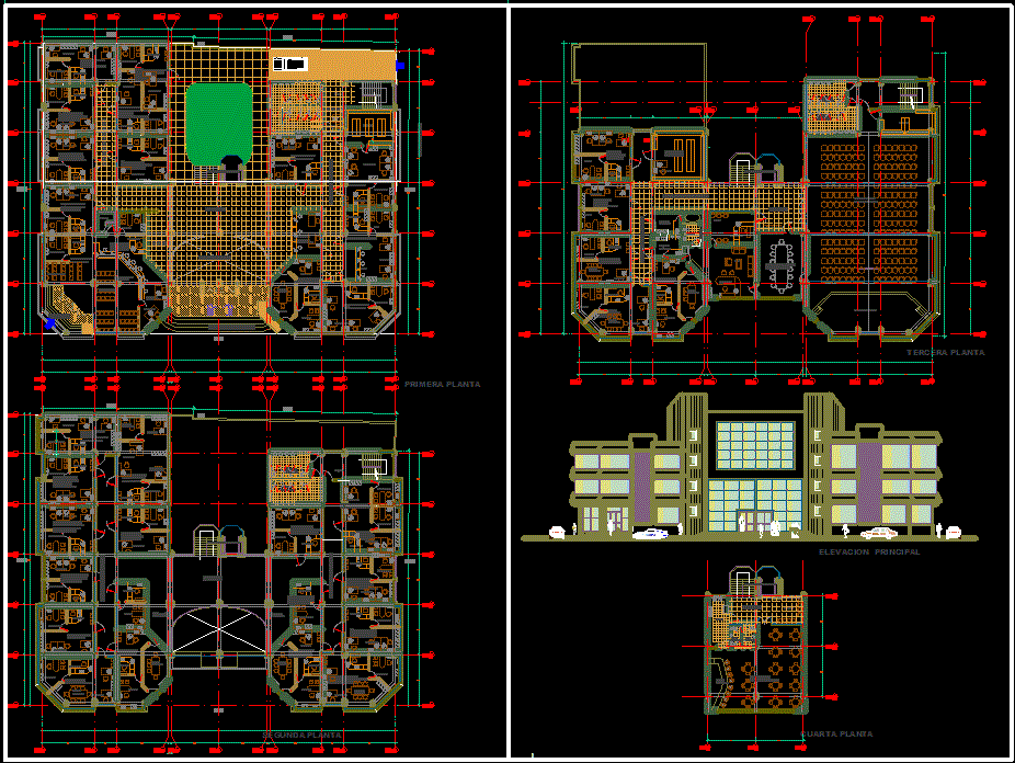 Complete Group Housing Project AutoCAD DWG File Plan N, 42% OFF