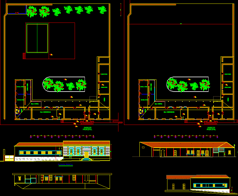 Government House building drawing DWG file. Download now. - Cadbull