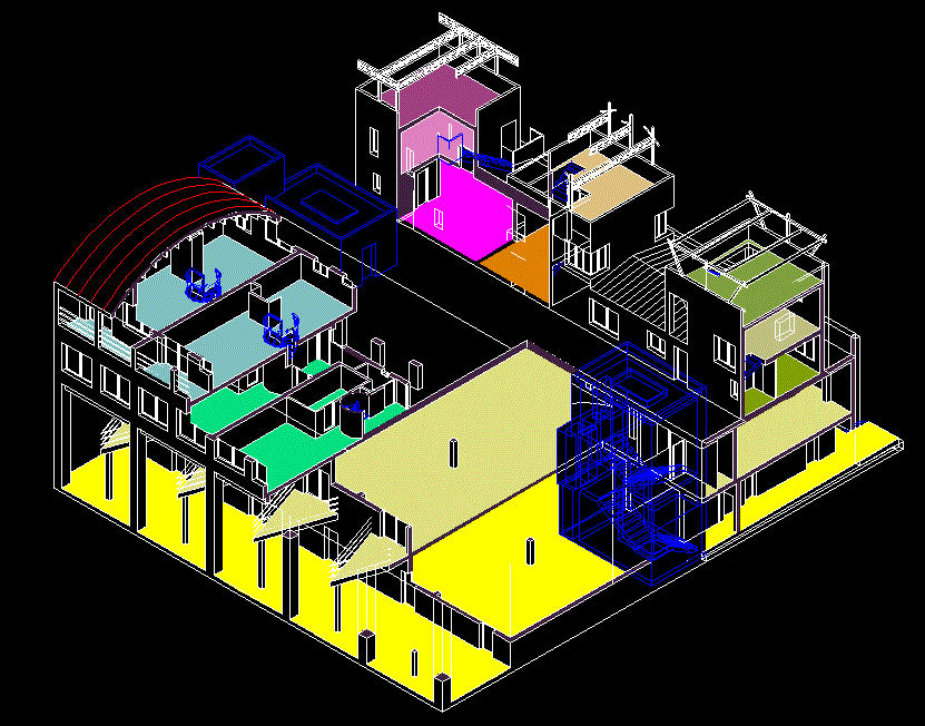 Common House DWG drawing cad files. Download now. - Cadbull