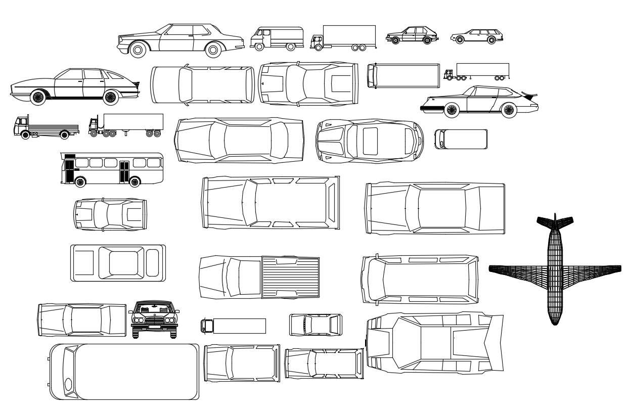 Vehicle Cad Block