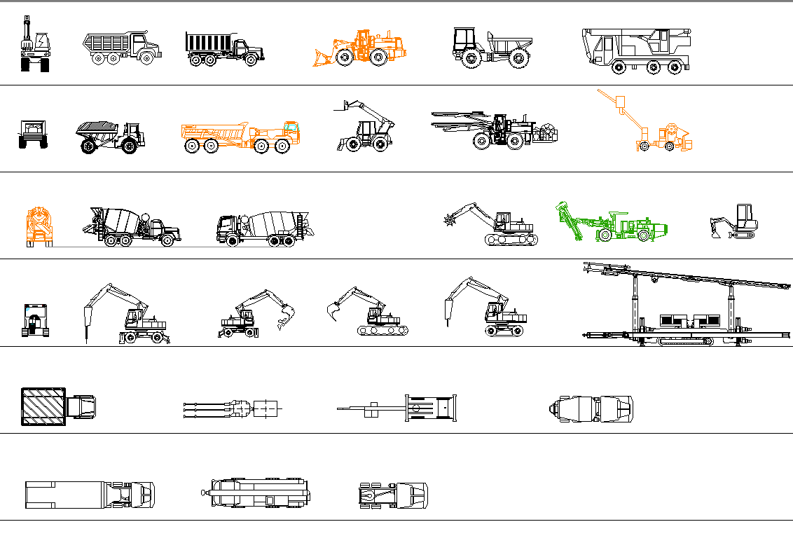 Vehicles and car blocks plan detail dwg file. - Cadbull