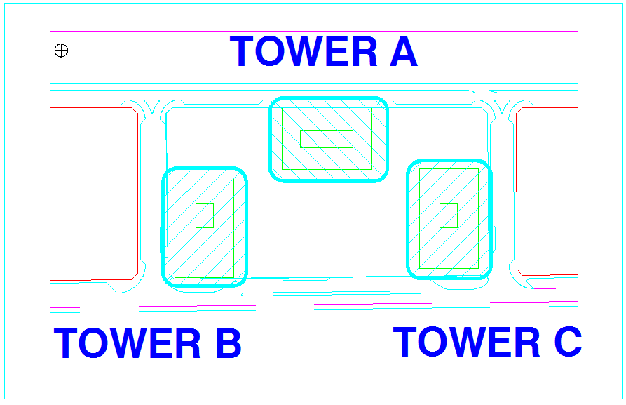 View Of Tower A,B And C - Cadbull