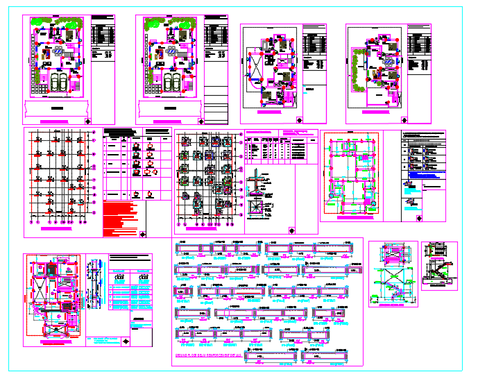 Villa Plan - Cadbull