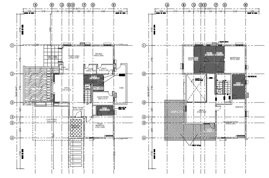 Villa details - Cadbull