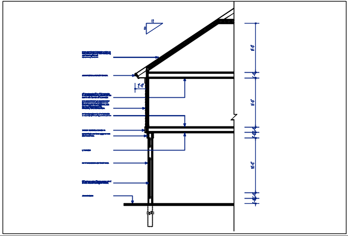 Wall section plan view detail dwg files - Cadbull