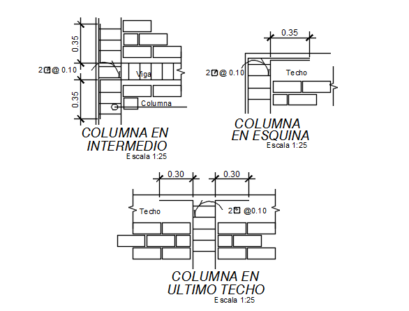 Wall section view detail dwg file - Cadbull