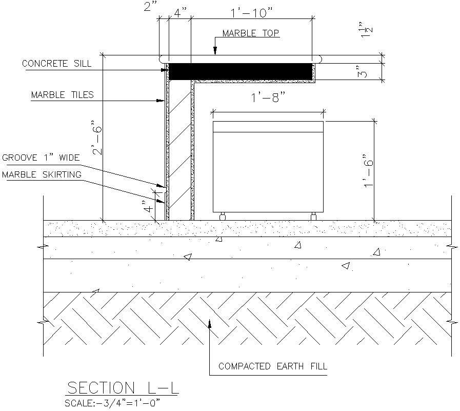 Wall Section Autocad File Cadbull