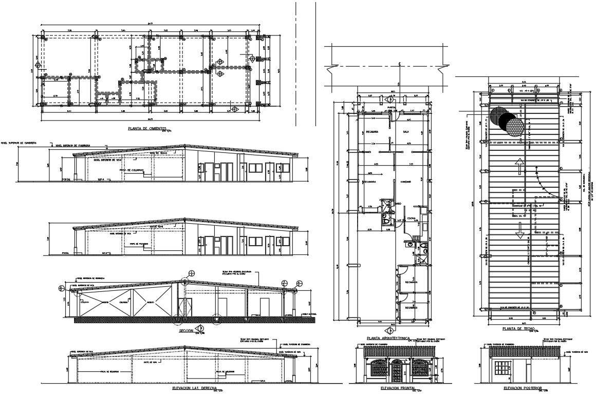 Ware house Project with DWG File - Cadbull