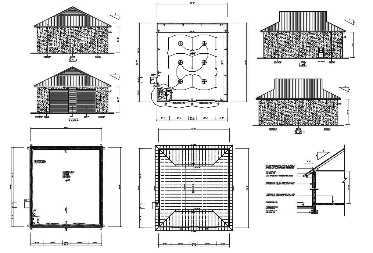 Warehouse Autocad Drawing