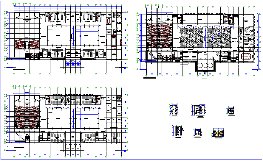 Water supply system of college plan design dwg file - Cadbull