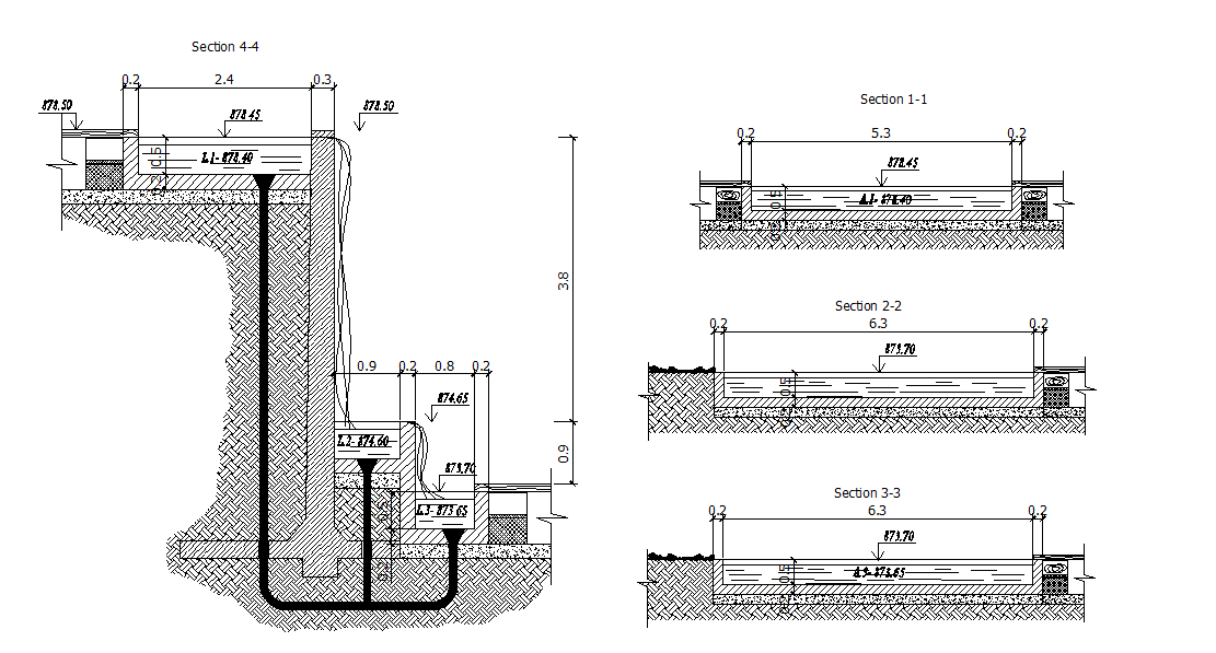 Waterfall fountain detailing - Cadbull