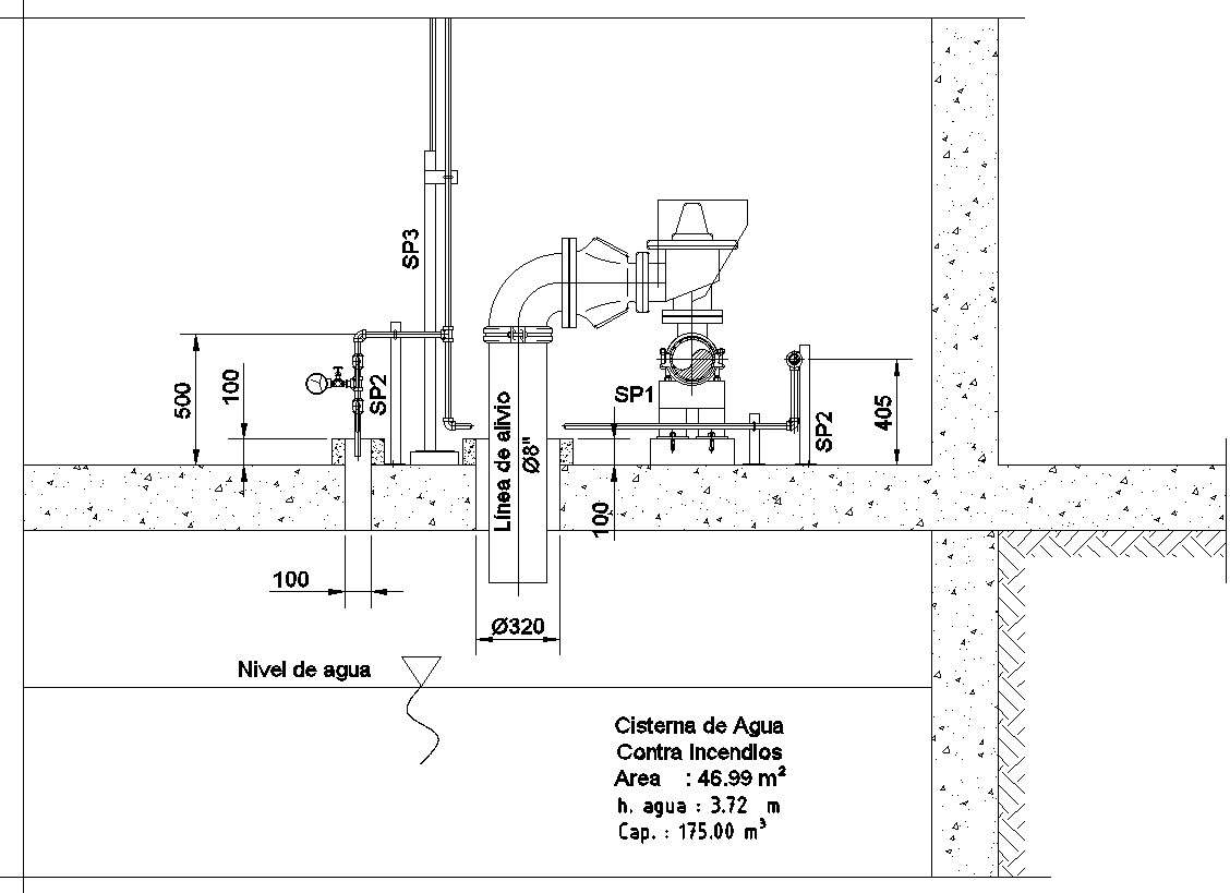 water-level-details-in-autocad-dwg-file-cadbull