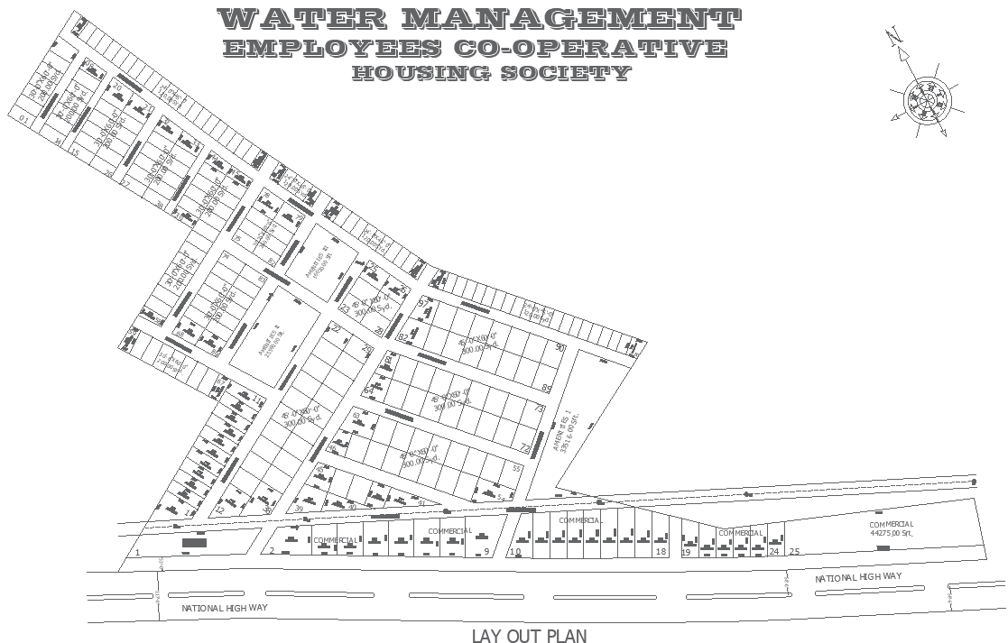 Water management employees co operative housing society located beside ...