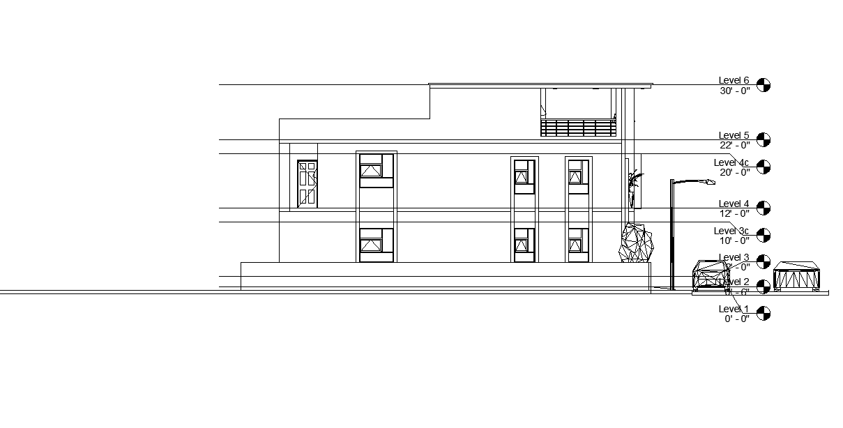 West face elevation of 30'x60' East facing house plan is given as