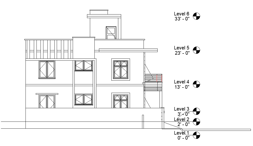 West face elevation of 36'x40' East facing house plan is given as