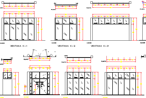 Window installation details of corporate office project dwg file - Cadbull