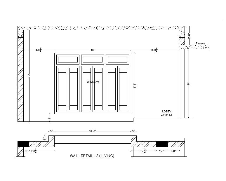 Window elevation detail drawing stated in this AutoCAD file. Download ...