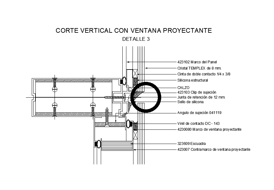 Window Section Detail Is Defined In This 2d Cad Drawing File. Download 