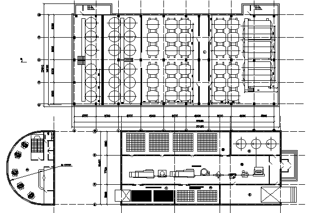 Winery factory architecture project dwg file - Cadbull