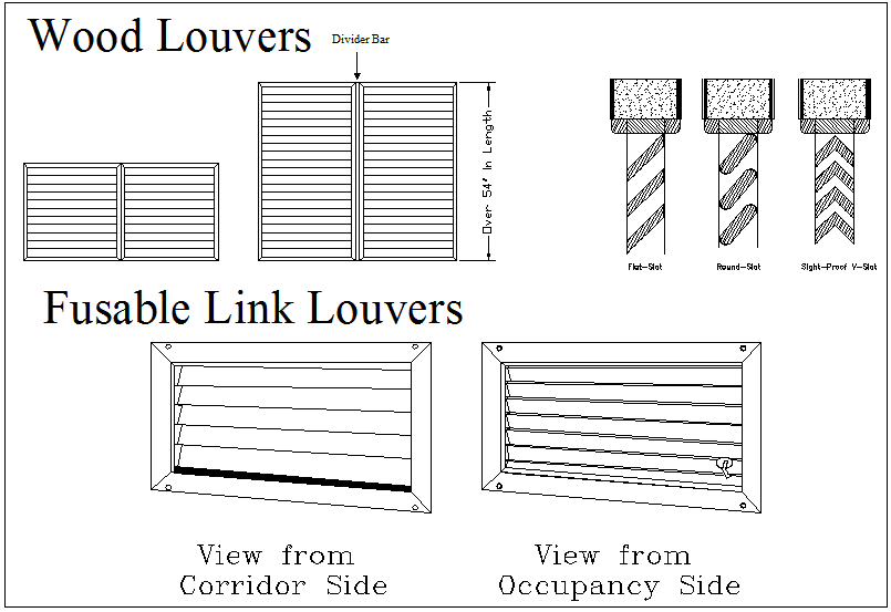 Wood louvers detail - Cadbull