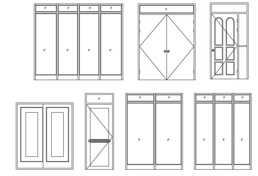 Wooden Furniture Cupboard Drawing Free AutoCAD Blocks - Cadbull