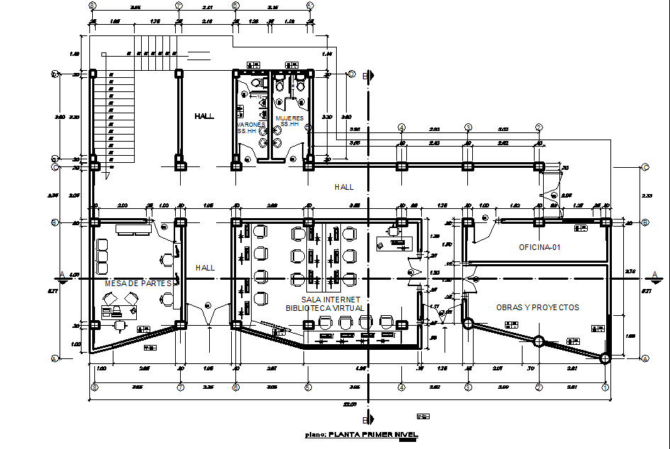 Working Commercial Layout Plan Detail Dwg File Cadbull 5135