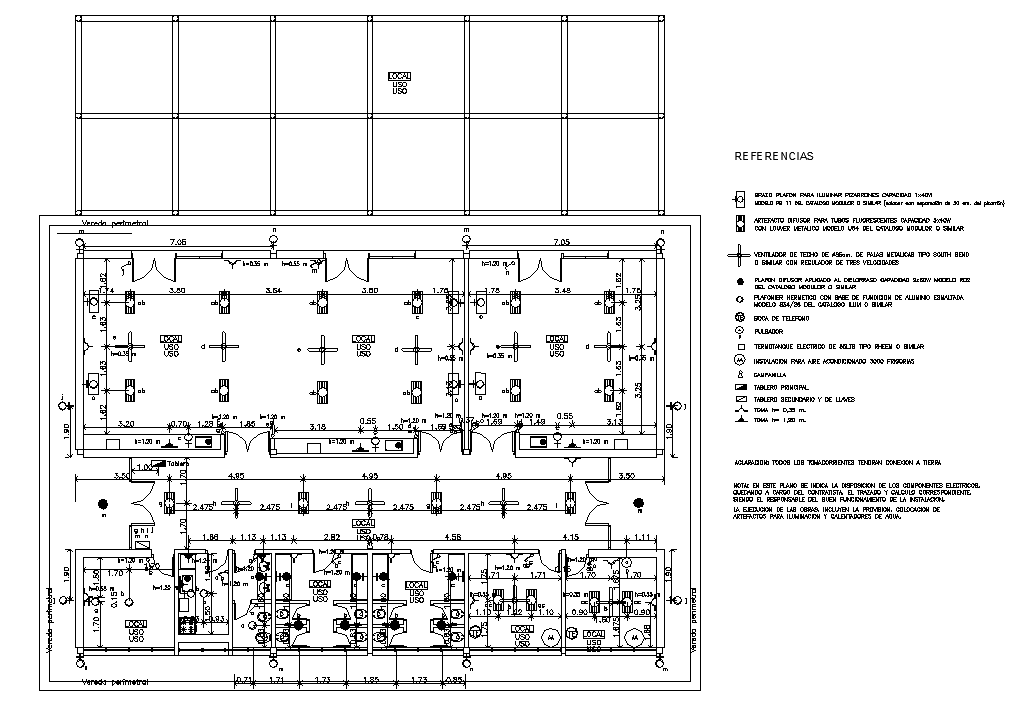 Working Commercial plan detail dwg file - Cadbull