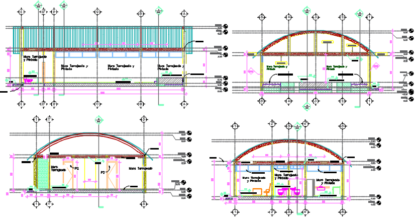 Working Commercial plan detail dwg file - Cadbull