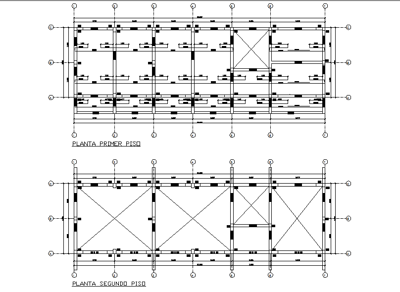 Working Layout commercial plan detail dwg file - Cadbull