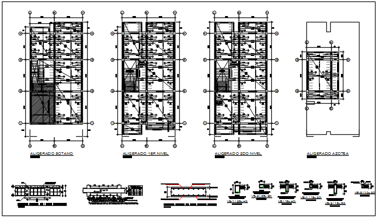 Working plan detail and elevation plan detail dwg file - Cadbull