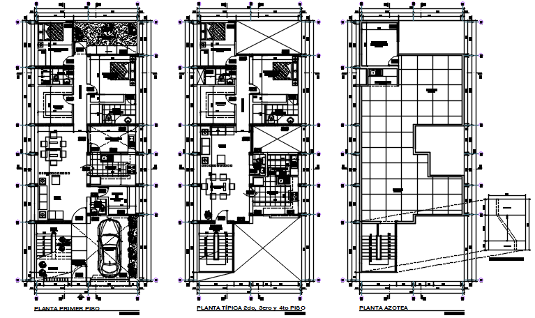 Working plan detail dwg file - Cadbull