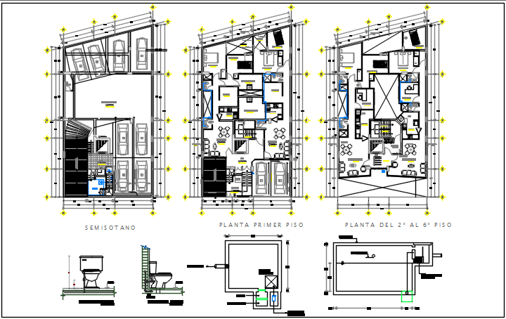 Working plan detail dwg file - Cadbull