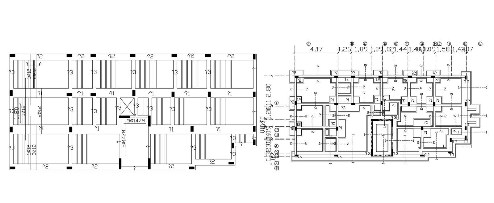 Working Drawing Foundation Plan CAD File - Cadbull