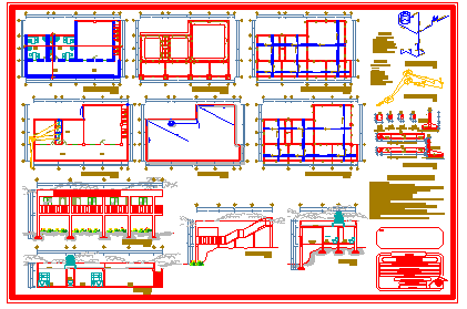 Office building design - Cadbull