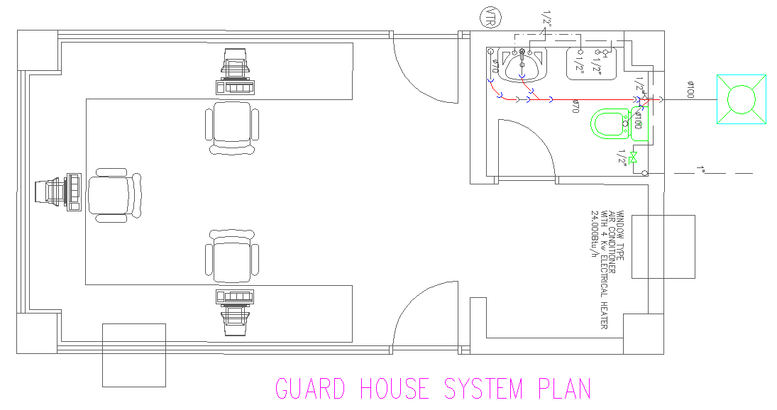 guard house plan
