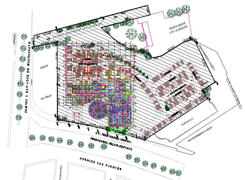 Hospital Detail Plan - Cadbull