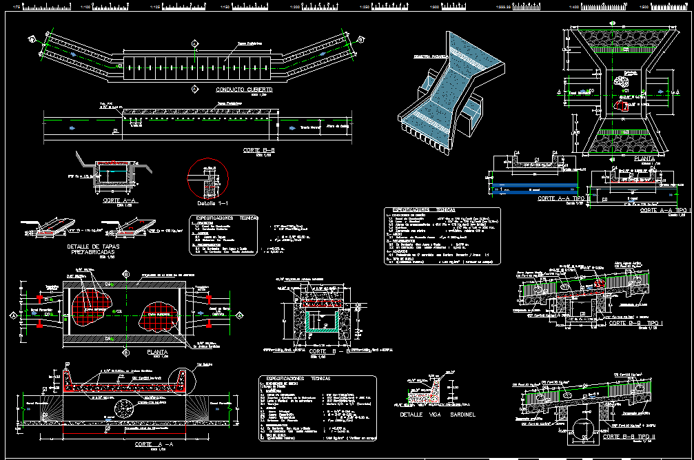 Bridge detail cad drawing is given in this cad file. Download this 2d ...