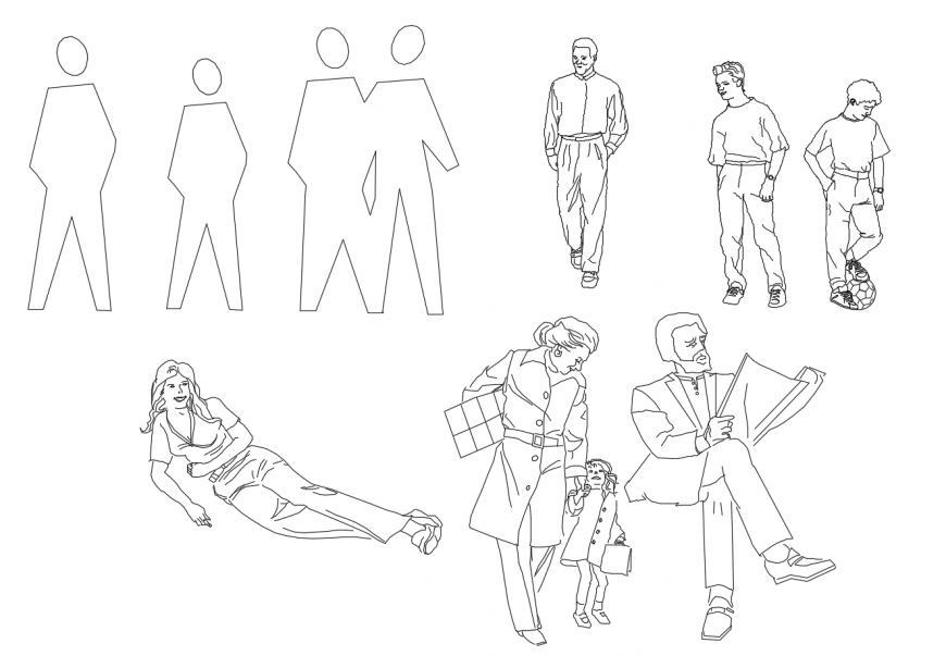 block figure drawing